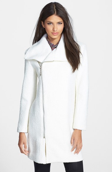 Asymmetrical Zipper Coat