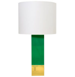 Worlds Away Harper Green Table Lamp