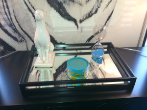 Sideboard Pops of Color