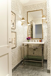 Powder room by Lilly Bunn