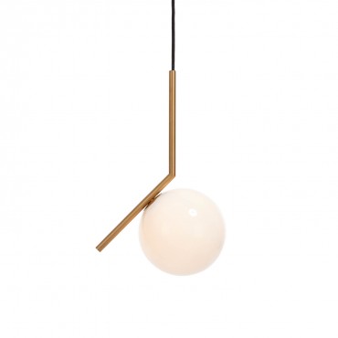 flos brass pendant light